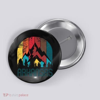 Retro Arkansas Button