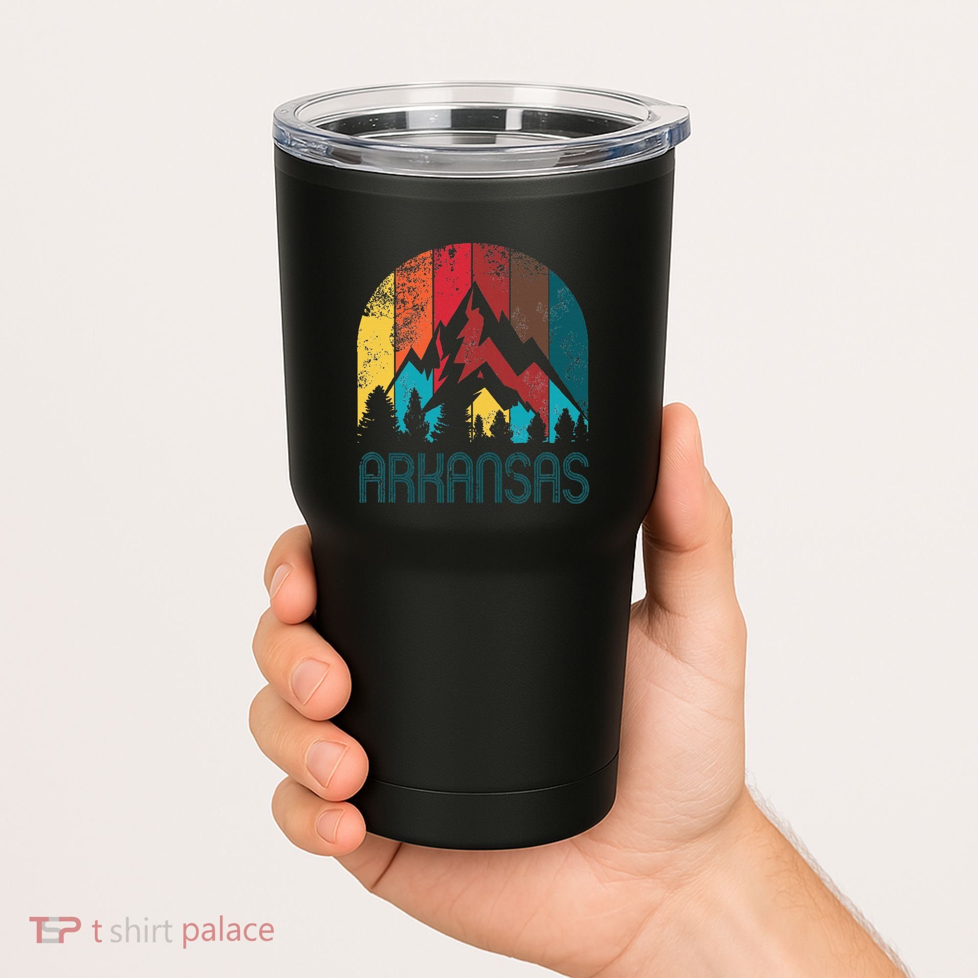 Retro Arkansas Tumbler