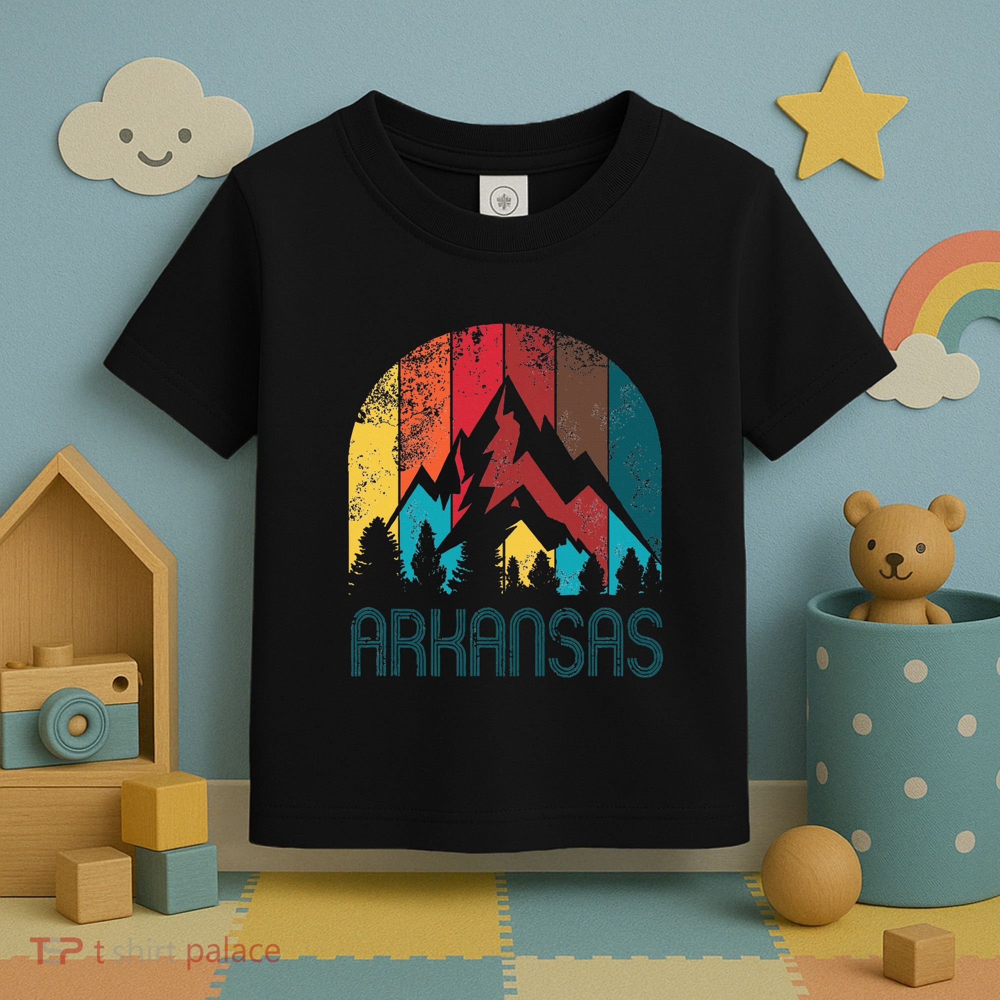 Retro Arkansas Toddler T-Shirt