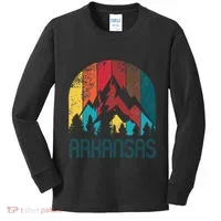 Retro Arkansas Kids Long Sleeve Shirt thumb 0