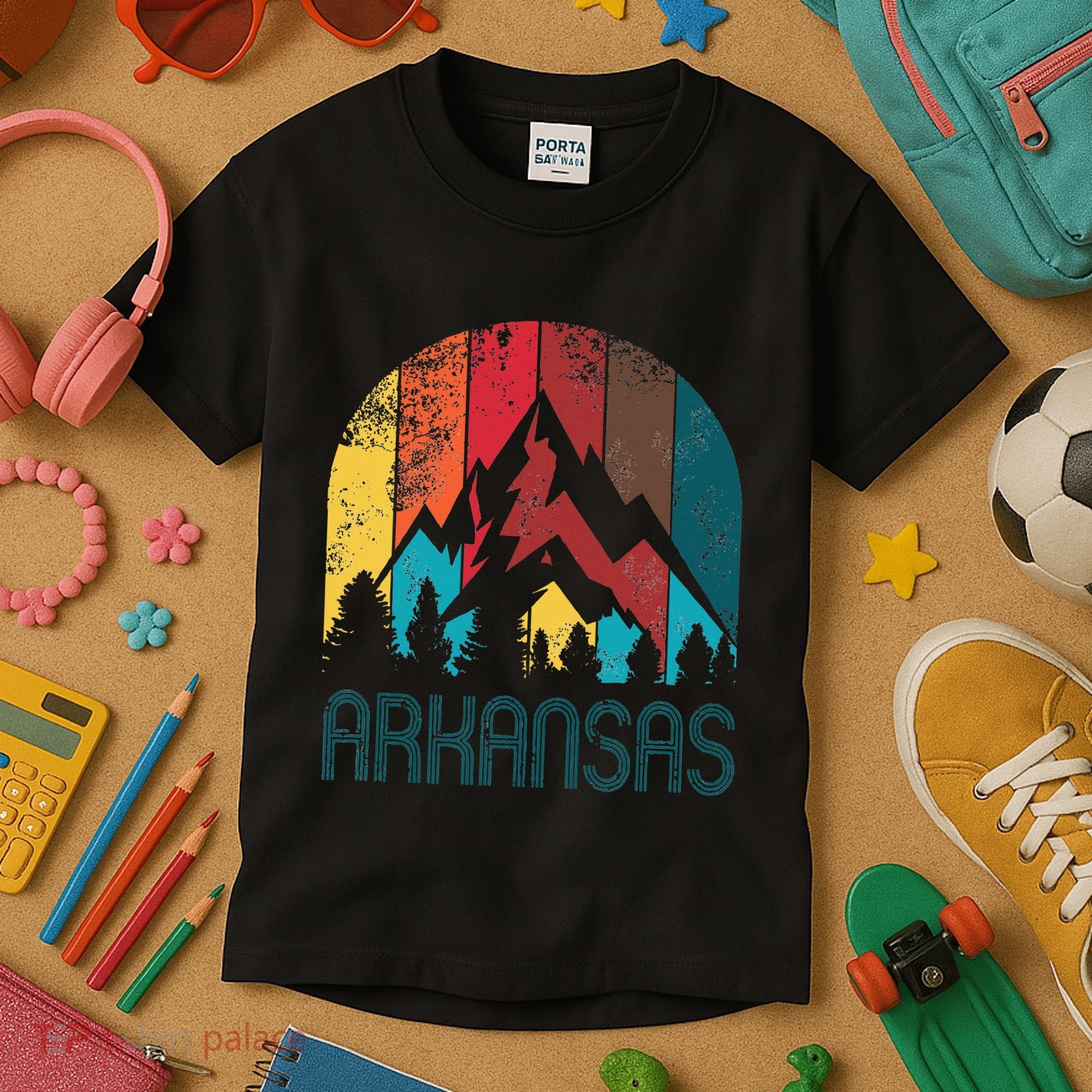 Retro Arkansas Kids T-Shirt