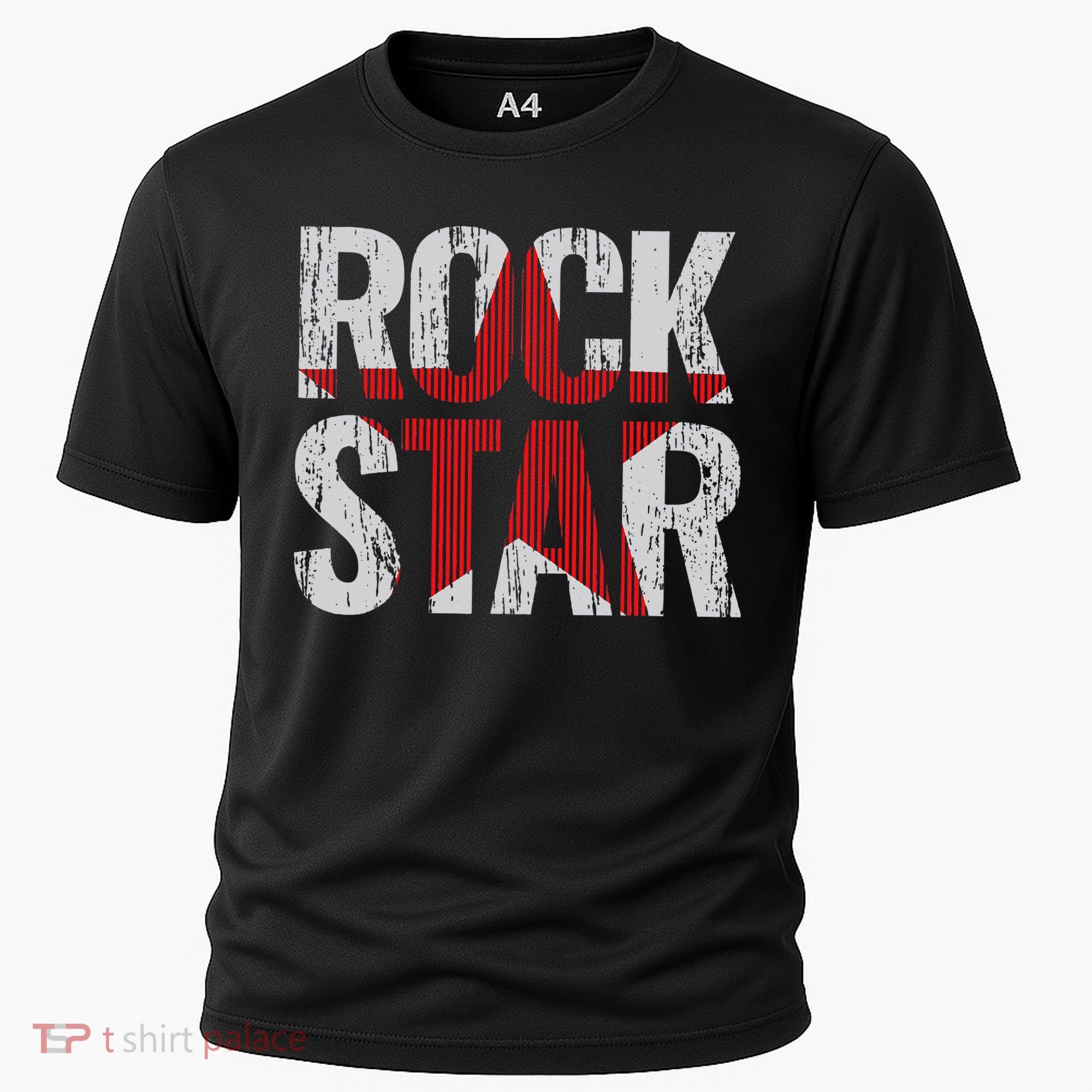 Rock And Roll Star Cooling Performance Crew T-Shirt