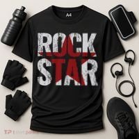 Rock And Roll Star Cooling Performance Crew T-Shirt thumb 3