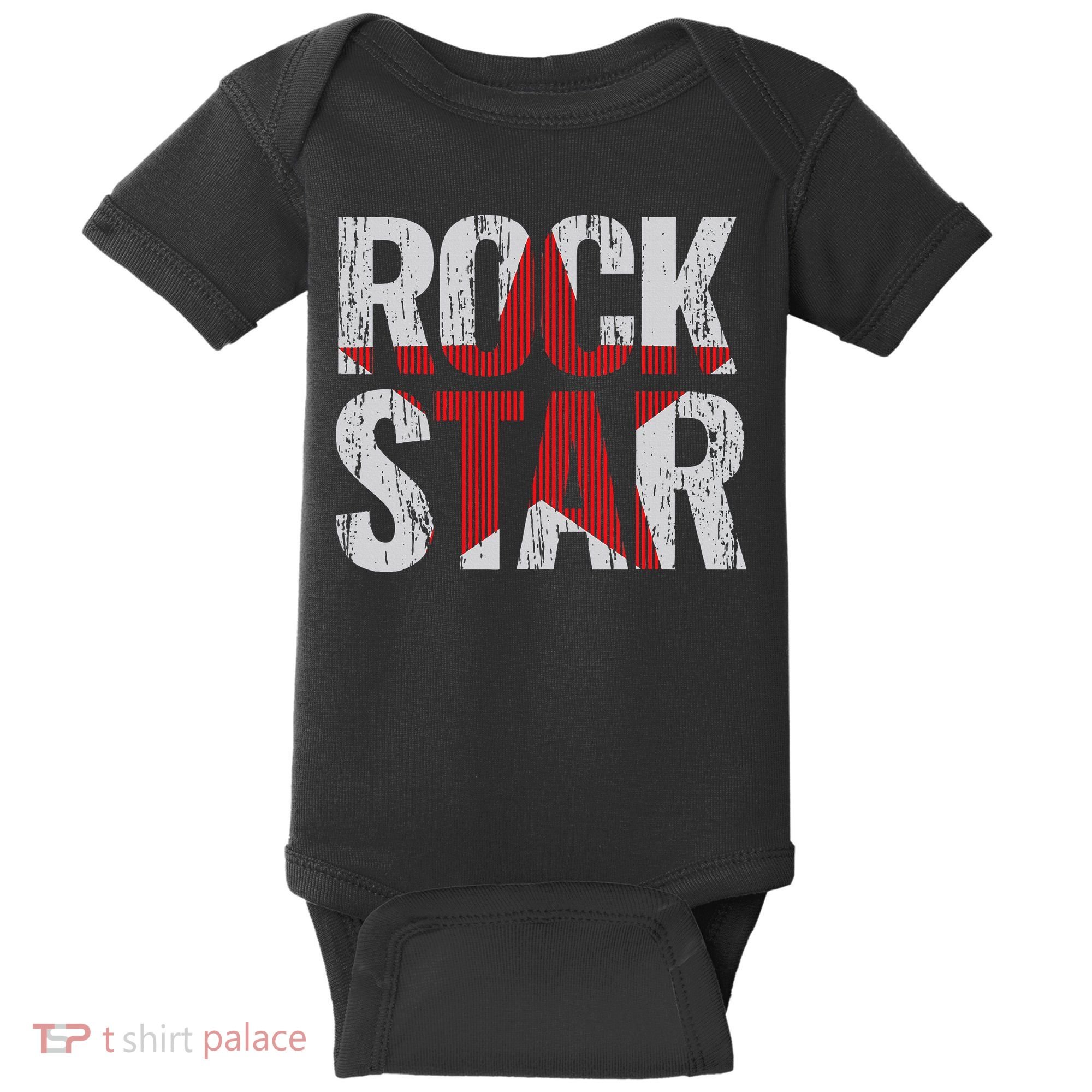 Rock And Roll Star Baby Bodysuit