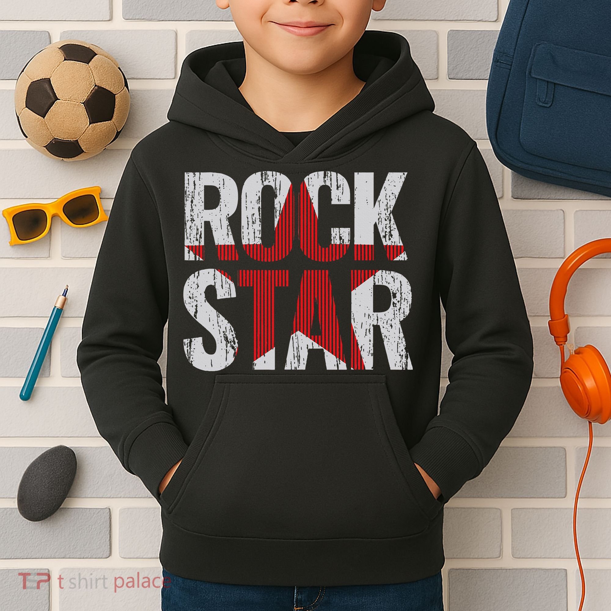 Rock And Roll Star Kids Hoodie