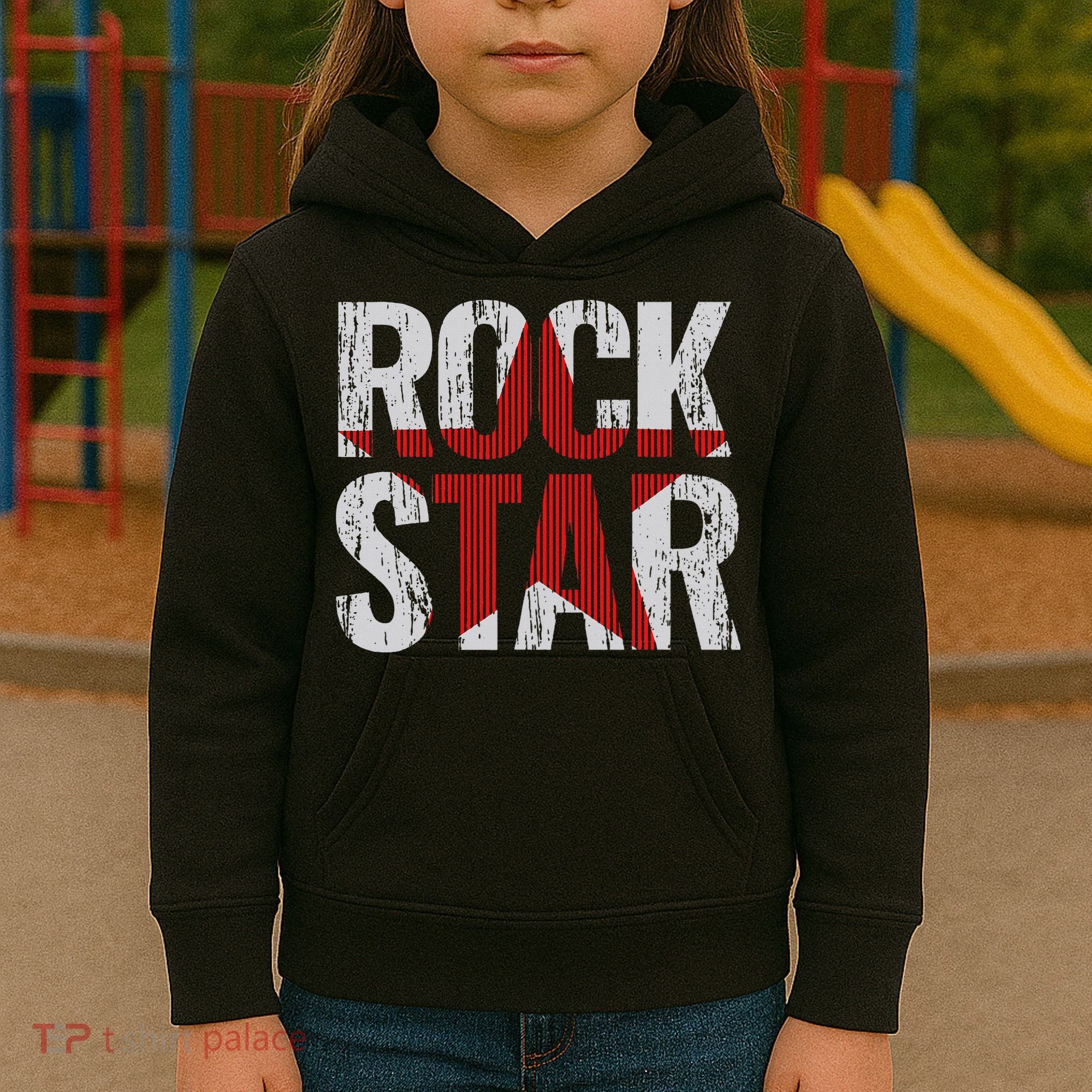 Rock And Roll Star Kids Hoodie