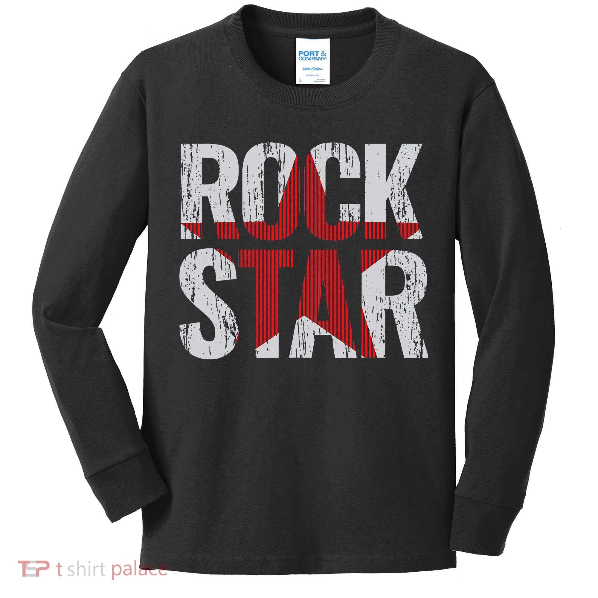 Rock And Roll Star Kids Long Sleeve Shirt
