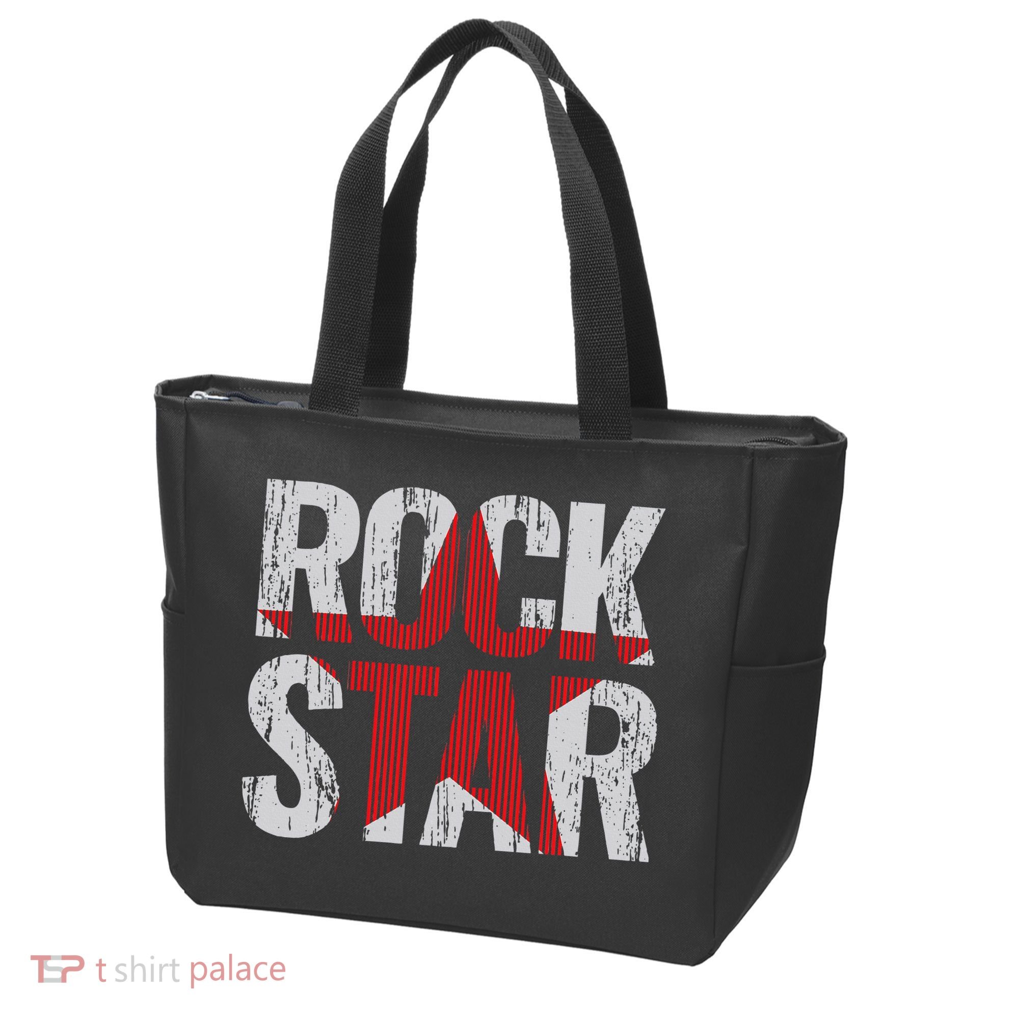 Rock And Roll Star Tote Bag