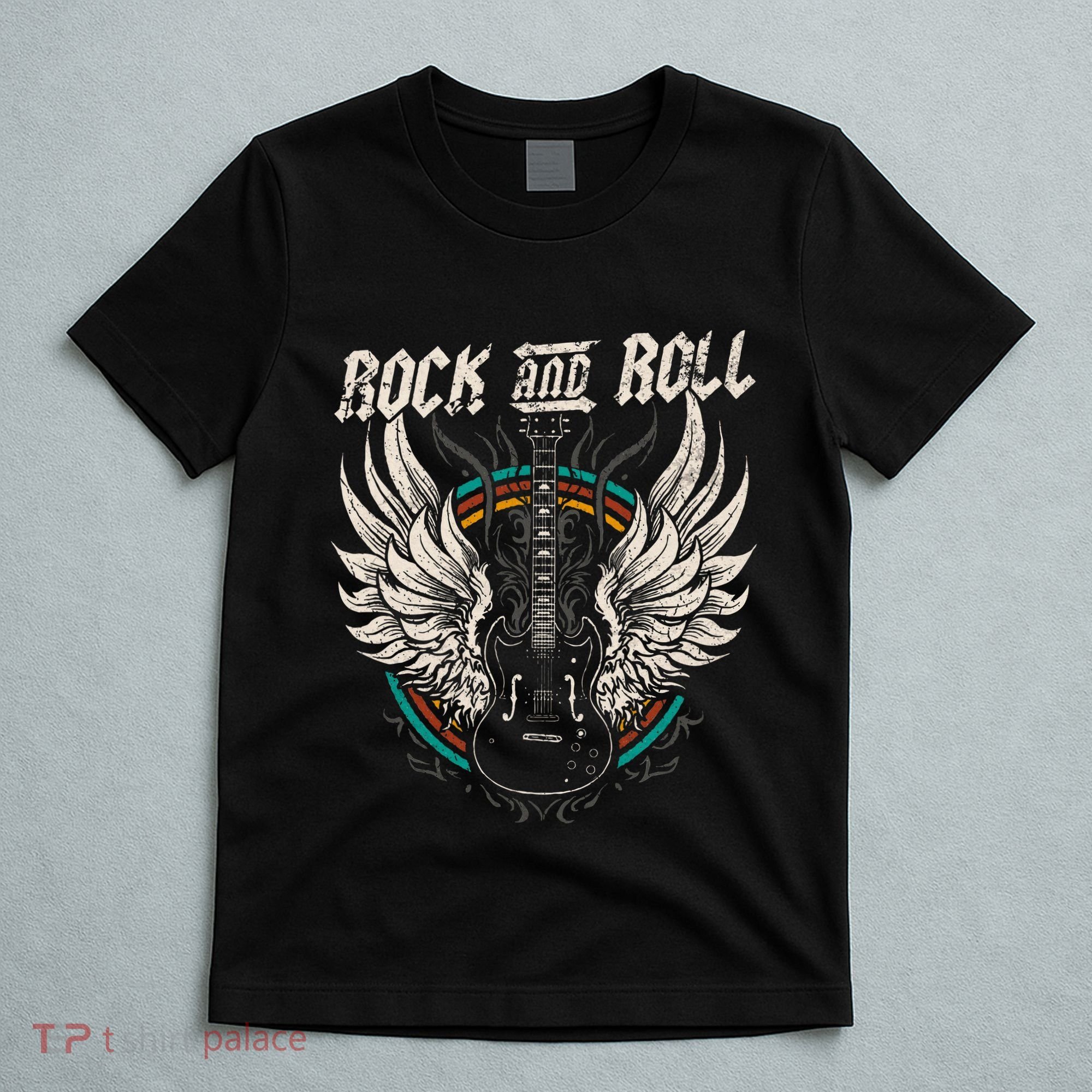 Rock And Roll Guitar Vintage Rock Music T-Shirt