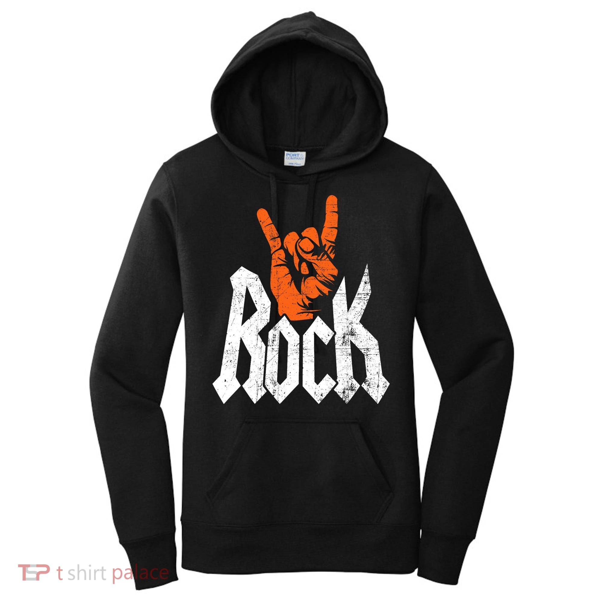 Rock And Roll Rock Music Rock Music Lover Women's Hoodie