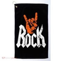 Rock And Roll Rock Music Rock Music Lover Golf Towel thumb 0