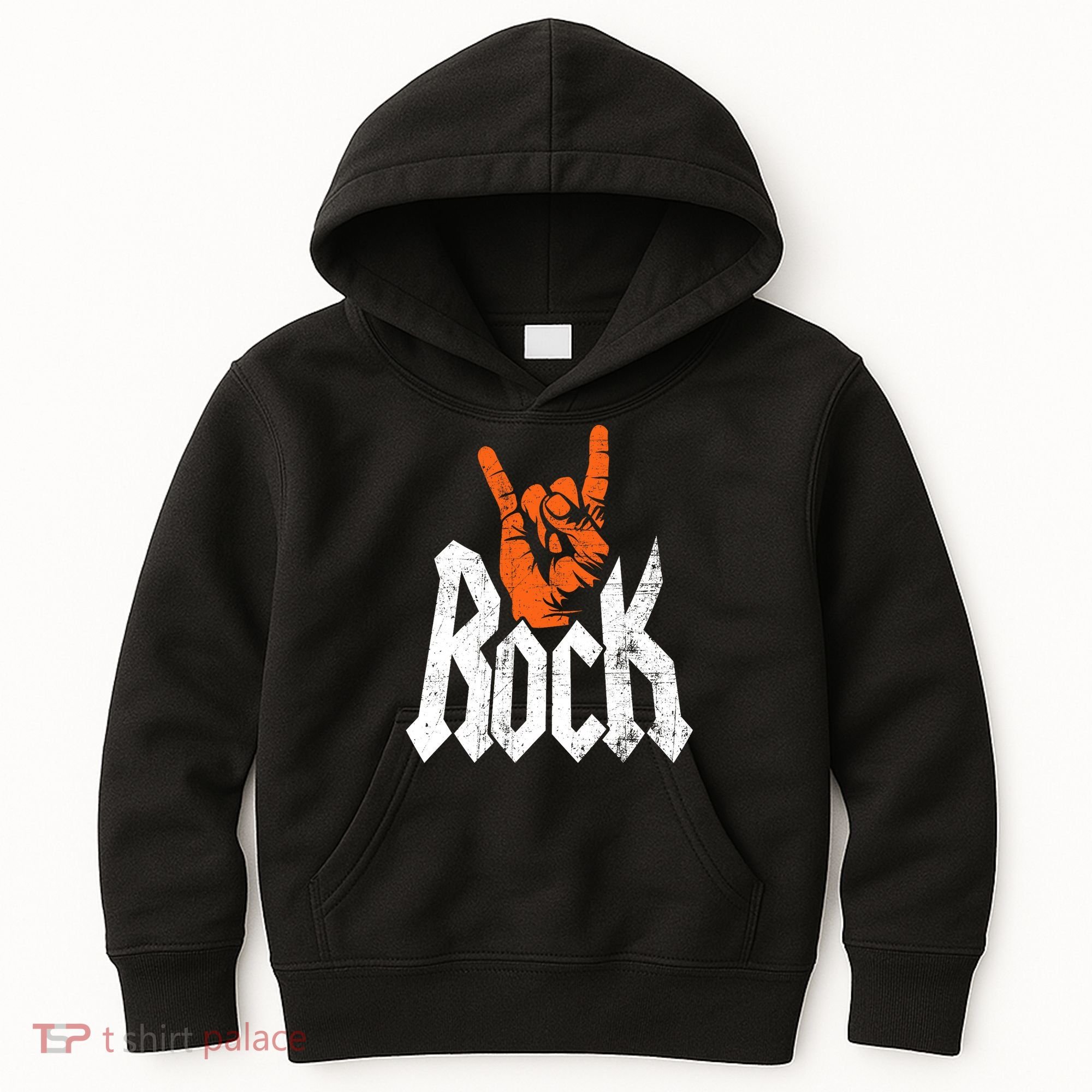 Rock And Roll Rock Music Rock Music Lover Kids Hoodie