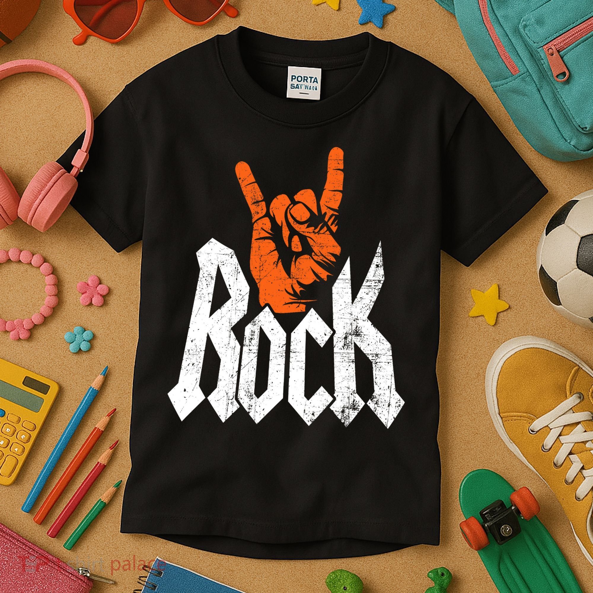 Rock And Roll Rock Music Rock Music Lover Kids T-Shirt