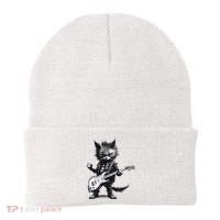 Rock And Roll Cat Guitar Beanie thumb 0