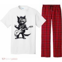 Rock And Roll Cat Guitar Pajama Set thumb 0