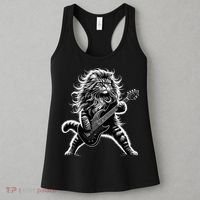 Rock And Roll Cat Playing Guitar Women's Tank Top thumb 3