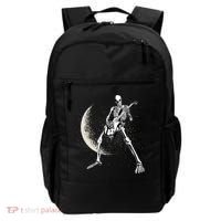 Rock And Roll Skeleton Moon Guitar Backpack thumb 0