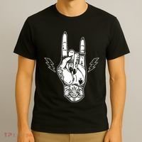 Rock And Roll Festival Art Tattoo T-Shirt thumb 3