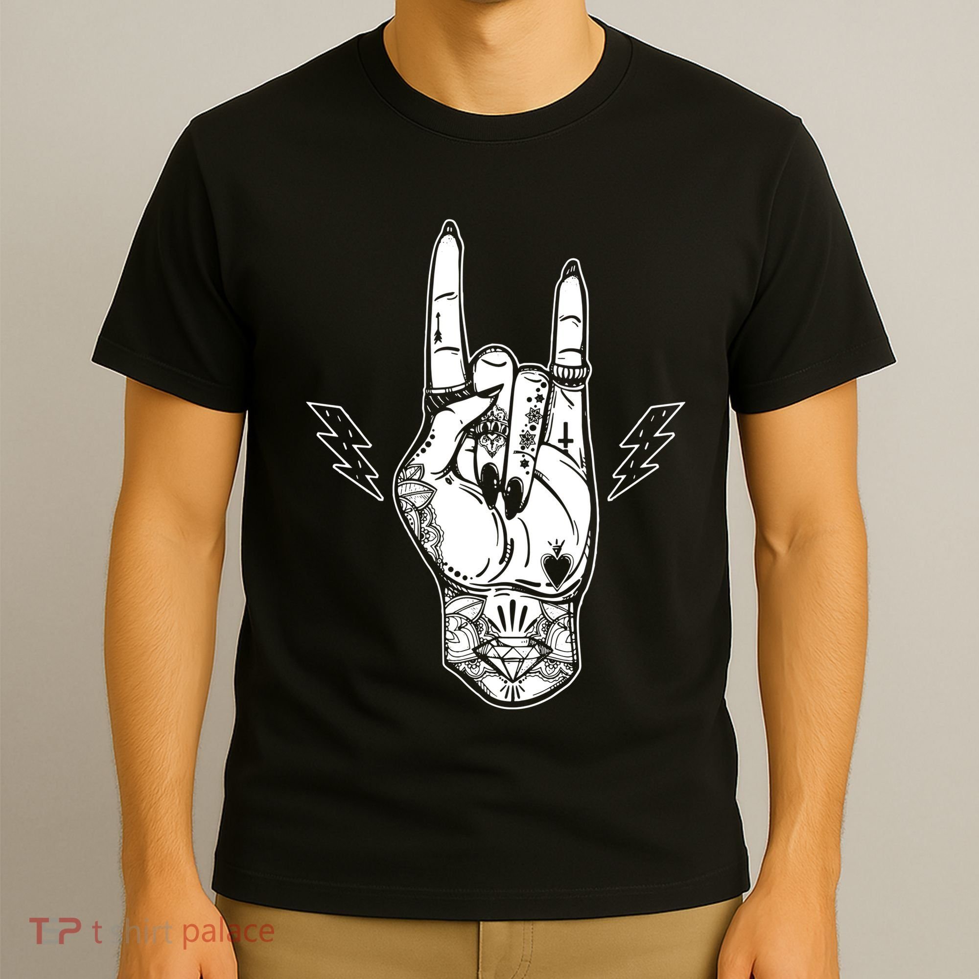 Rock And Roll Festival Art Tattoo T-Shirt