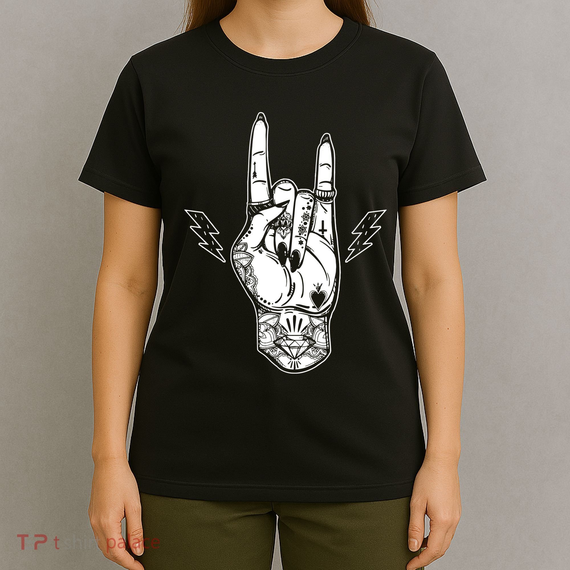 Rock And Roll Festival Art Tattoo T-Shirt