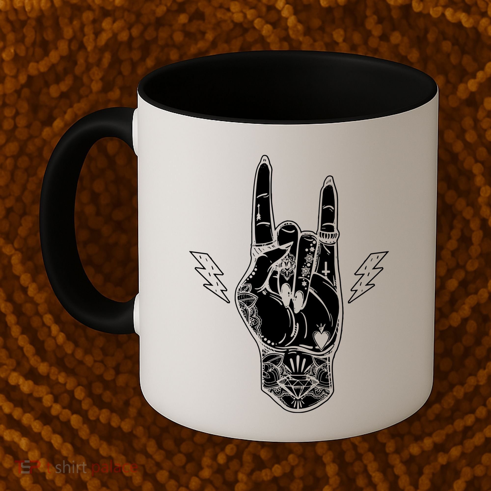 Rock And Roll Festival Art Tattoo Coffee Mug
