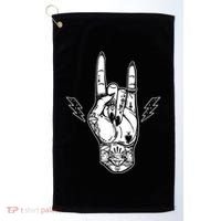 Rock And Roll Festival Art Tattoo Golf Towel thumb 0