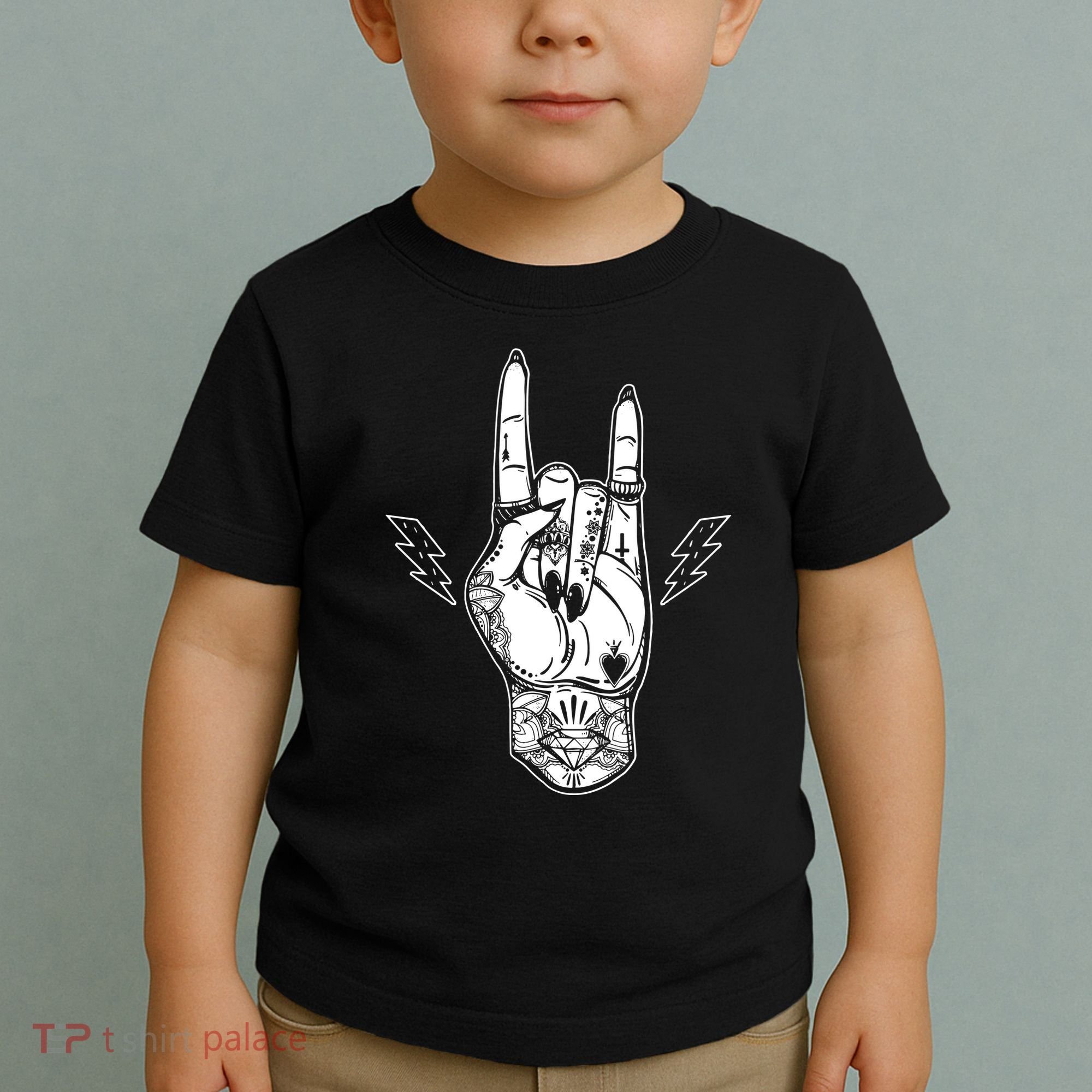 Rock And Roll Festival Art Tattoo Toddler T-Shirt