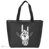 Rock And Roll Festival Art Tattoo Tote Bag thumb 0