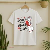 Rock And Roll Girl Vintage T-Shirt thumb 2