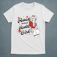 Rock And Roll Girl Vintage T-Shirt thumb 5