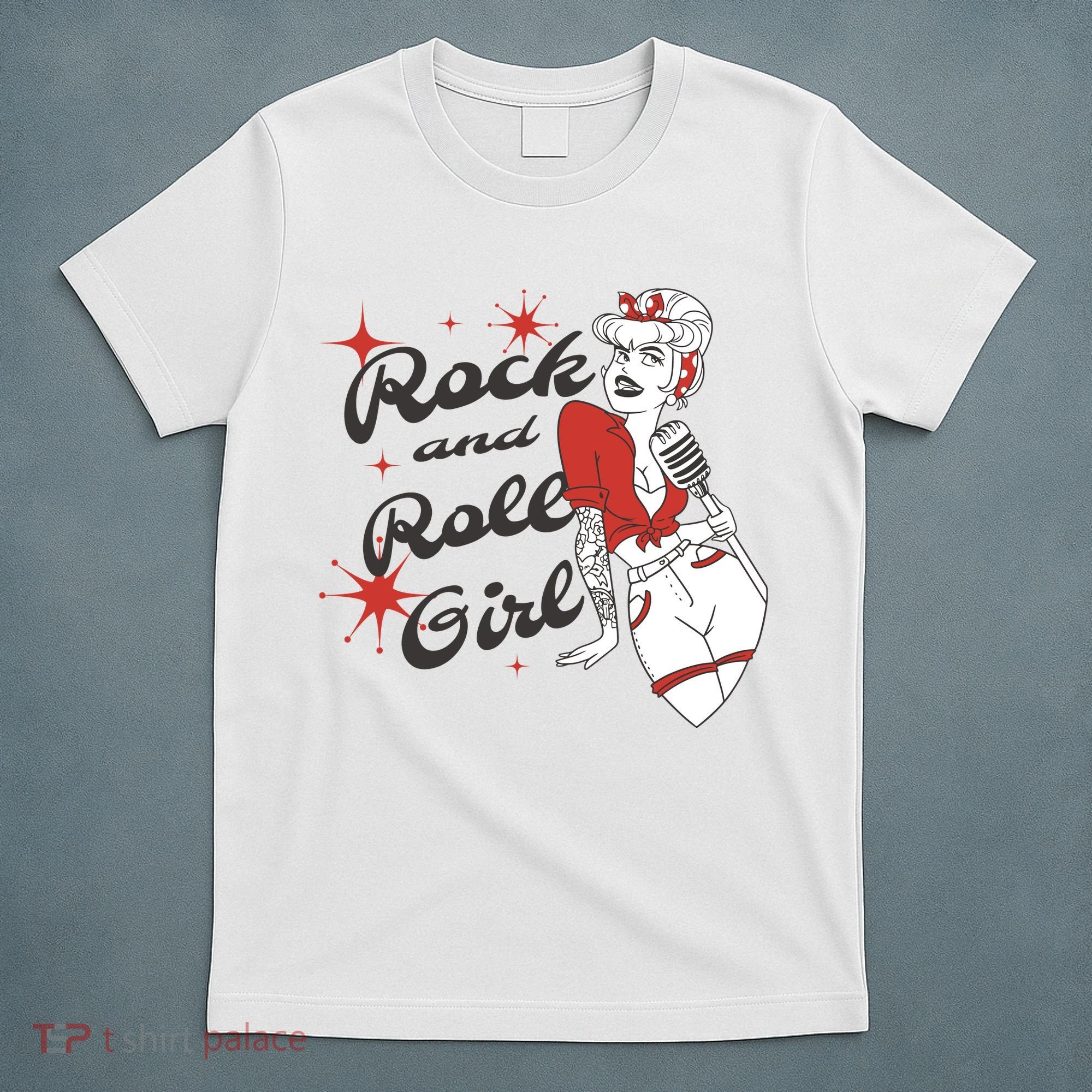 Rock And Roll Girl Vintage T-Shirt