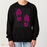 Rise And Run Pink Print Women's Sweatshirt thumb 0