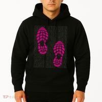 Rise And Run Pink Print Hoodie thumb 2