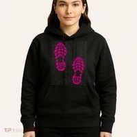 Rise And Run Pink Print Hoodie thumb 5