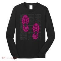 Rise And Run Pink Print Long Sleeve Shirt thumb 0