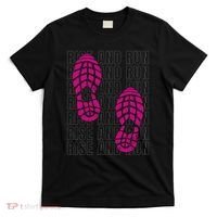 Rise And Run Pink Print T-Shirt thumb 0