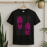 Rise And Run Pink Print T-Shirt thumb 2