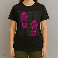 Rise And Run Pink Print T-Shirt thumb 4