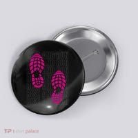 Rise And Run Pink Print Button thumb 0