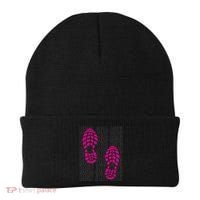 Rise And Run Pink Print Beanie thumb 0