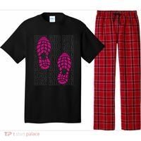 Rise And Run Pink Print Pajama Set thumb 0