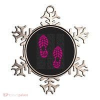 Rise And Run Pink Print Ornament thumb 0