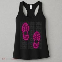 Rise And Run Pink Print Women's Tank Top thumb 3