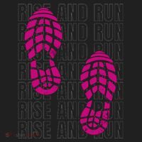 Rise And Run Pink Print Hat thumb 2