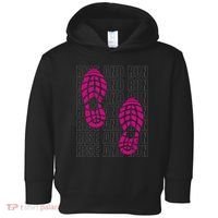 Rise And Run Pink Print Toddler Hoodie thumb 0
