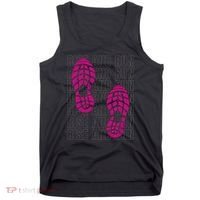 Rise And Run Pink Print Tank Top thumb 0