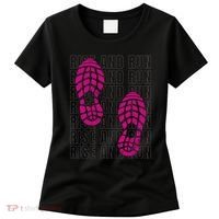 Rise And Run Pink Print Women's T-Shirt thumb 0