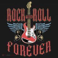 Rock And Roll Guitar Vintage Rock Music T-Shirt thumb 7
