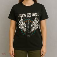 Rock And Roll Guitar Vintage Rock Music T-Shirt thumb 4