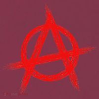 Red Anarchist Symbol Distressed Political Anarchy Rock Star 16oz Travel Tumbler thumb 2